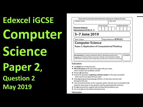 Edexcel iGCSE Computer