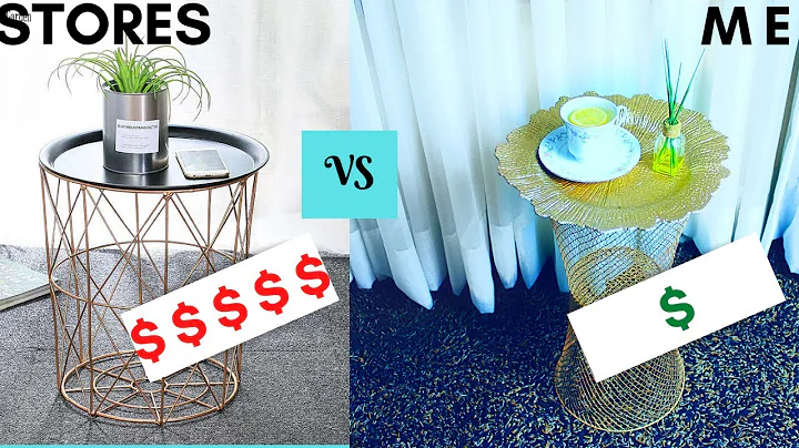 Last Minute DIY Side Table Hack For Cheap In 5 Minutes