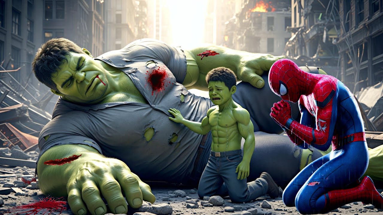 Unexpected Team Up: Spider-Man and what happened with Hulk | 😥Hulk  Son’s Emotional Spider-Man’s Sad