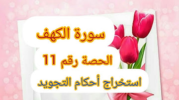 🌹سورة الكهف الصفحه 299 🌹استخراج أحكام التجويد🌹.                    من الآية 46الى الآية 53🌹