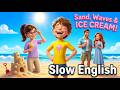 The Beach Treasure Surprise| Easy English Listening Story for Beginners (A1-A2 Level)