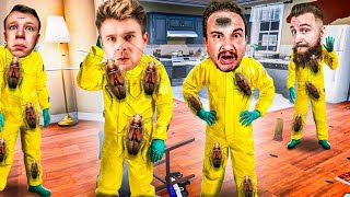 4 DEBILÓW vs ROBACTWO!!! | Bug Cleaners