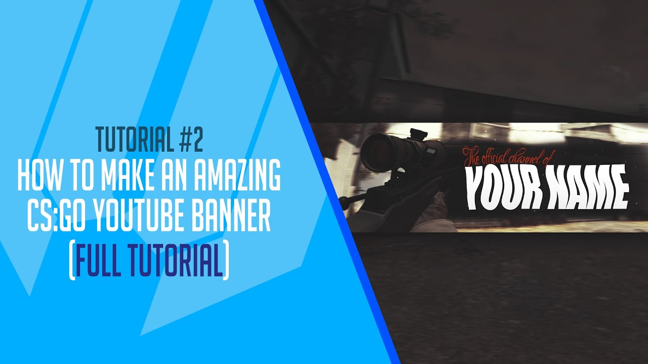 how to make banner for youtube