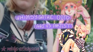 Whimsigothic OOTD (Art vs Artist Speedpaint) 🌙✨️