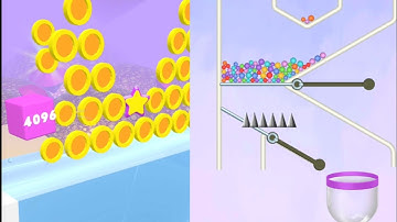 Happy Cubes 2048 Vs Pin Puzzle| All Levels| Android ios Game