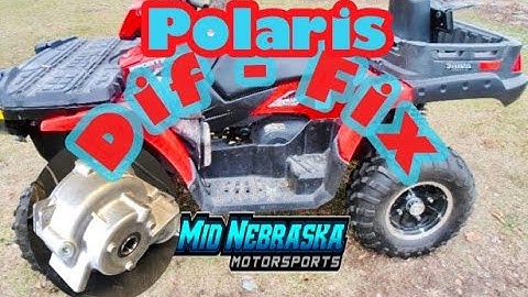 HOW IT WORKS!!!! Polaris Sportsman Ranger - Turf  Front Differential Cage Gear - Insides