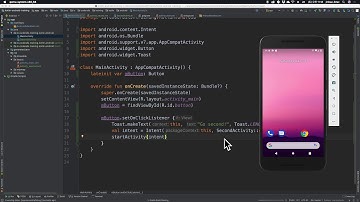 코틀린으로 안드로이드개발 Android by Kotlin 10  실습 프로젝트 2  액티비티와 인텐트