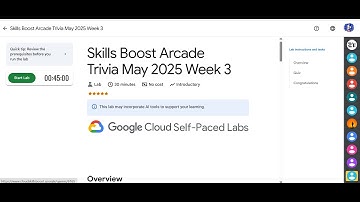 Skills Boost Arcade Trivia May 2025 Week 3 || Lab Solution || Qwiklabs Arcade 2025