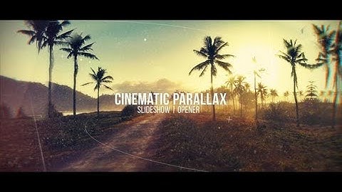Cinematic Parallax Slideshow | Ultimate After Effects Template