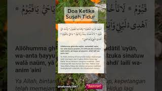 Doa Ketika Susah Tidur doa doamustajab shorts doasusahtidur insomnia