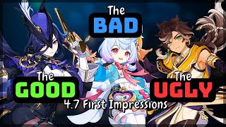 CLORINDE, SIGEWINNE, & SETHOS First Impressions  GENSHIN IMPACT 4.7 New Characters Analysis
