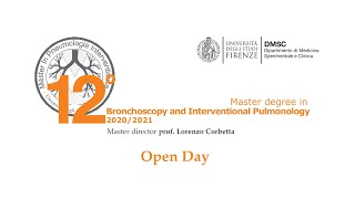 Open Day: Presentation of the 12th II Level Master in Interventional Pulmonology 2020/2021