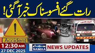 Tragic Accident In Karachi  1230 Am News Update  27 Dec 2025  Samaa Tv