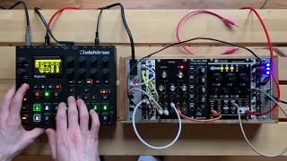Dissonant | Elektron Digitakt & 60hp Modular Synth (Mutable Instruments Rings & Clouds) Synth Jam