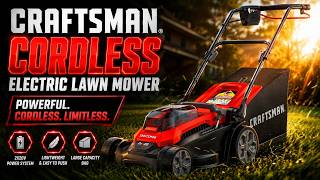 CRAFTSMAN Cordless Electric Lawn Mower Review