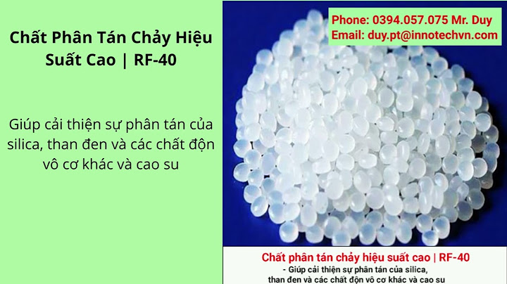 Chất phân tán trong cao su là gì