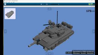 Lego tank T 90A (tutorial)