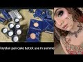 how to use kryolan pan cake with kryolan paint stick in summer sweatproof and longlasting foundation