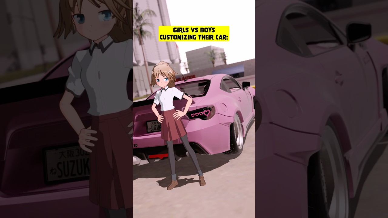 Girls VS Boys Custom Cars 💀