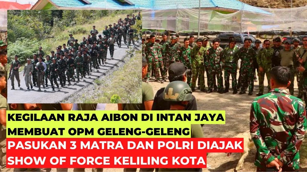 RAJA AIBON KOGILA MEMANG GILA DEMI CIPTAKAN PAPUA DAMAI NEKAD SHOW raja-aibon-kogila-memang-gila-demi-ciptakan-papua-damai-nekad-show
