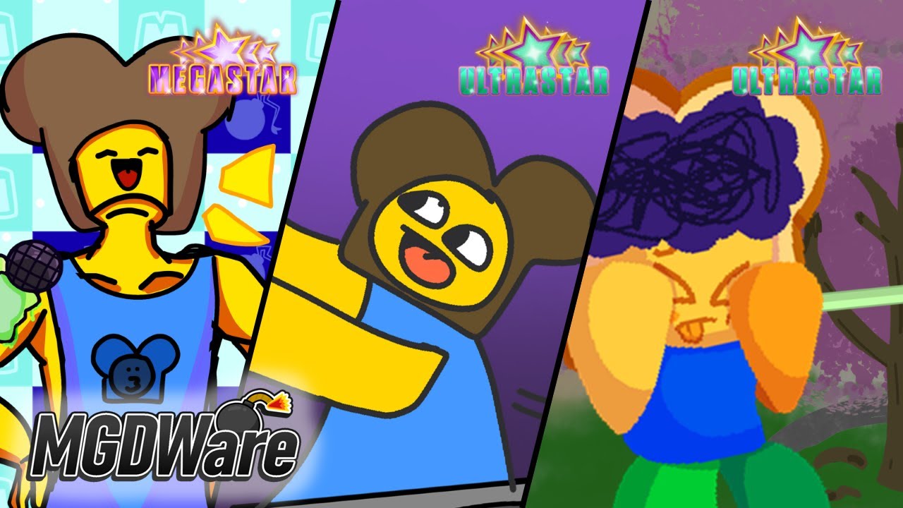 MGDWare - All Rhythm Boss Microgames Gameplay (MEGASTAR/ULTRASTAR)