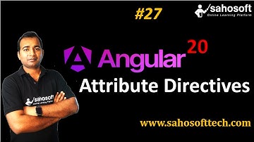 Attribute directives in Angular 20 | Angular Tutorial in Hindi | Sahosoft