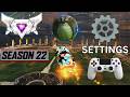 UPDATED BEST Rocket League Settings for SEASON 22