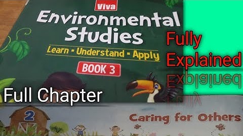 Class 3 EVS Lesson 2 Of Book Viva Education CH-2 Caring For Others | Class 3 | YCC