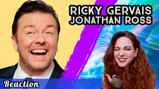 American Reacts - RICKY GERVAIS On Friday Night Jonathan Ross
