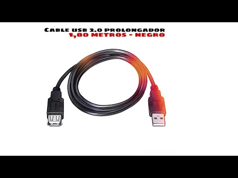 Video de Cable alargador extensor USB 2.0 1.8 M Negro