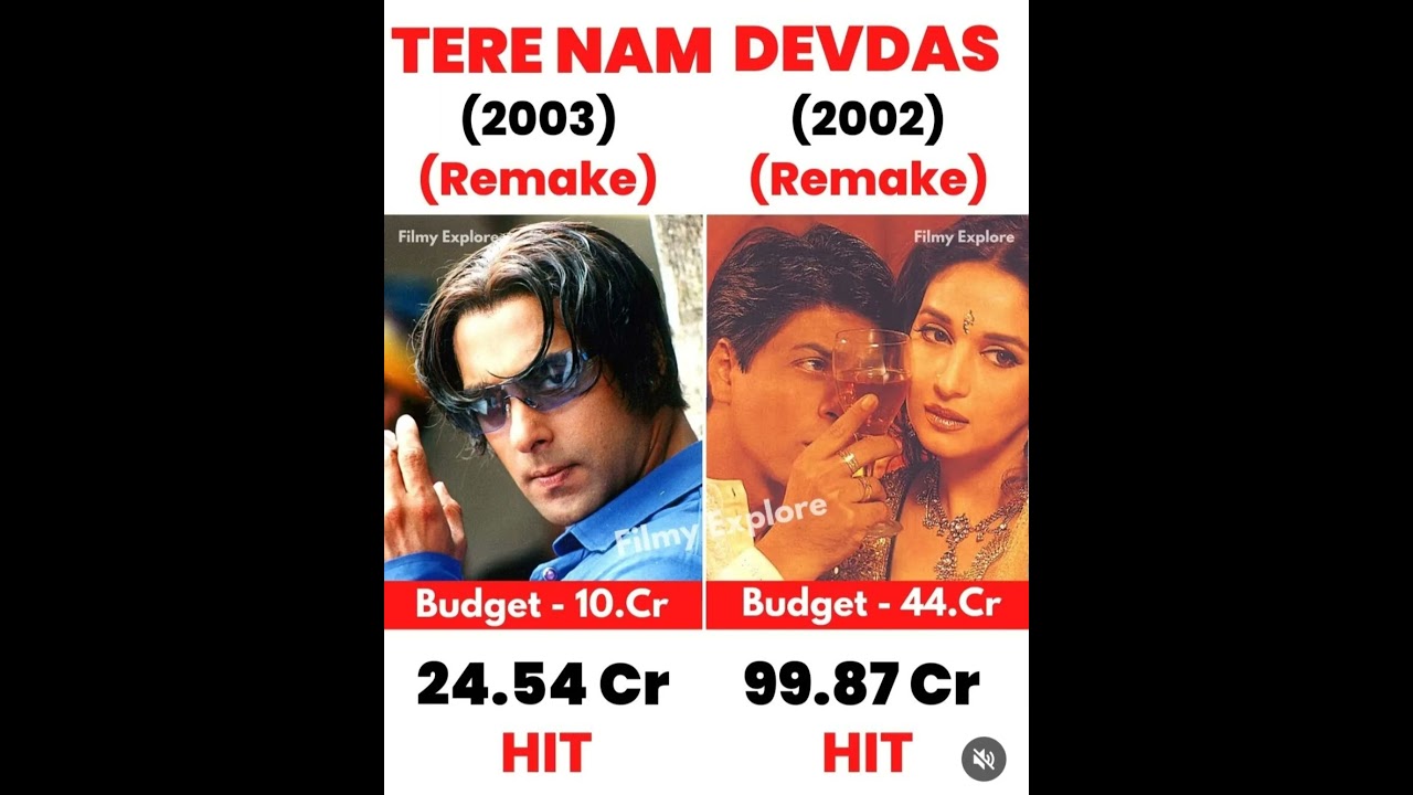 Tere nam vs Devdas movie comparison box office collection 