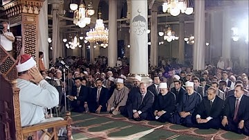 تلاوة فجر نادرة جدا! سورة النور 53-64 للشيخ فتحي المليجي من مسجد السلطان أبوالعلا 21-10-2003م