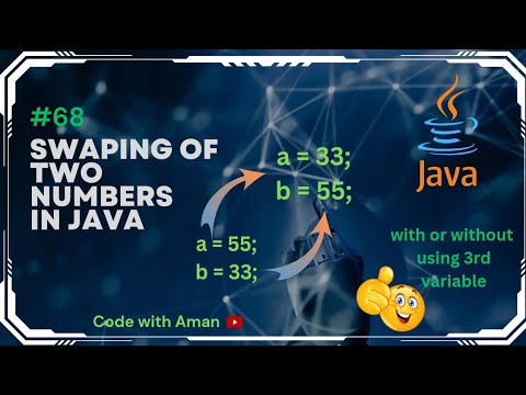 How to swap of two numbers || With or without using third variable || 🔥 ...