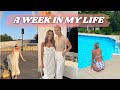 VLOG | bridal showers &amp; baby showers, pool days, date nights + more!