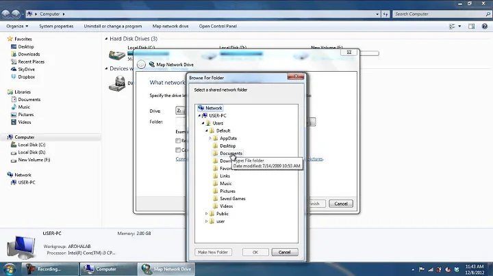 How to Map a Network Drive in Windows 7