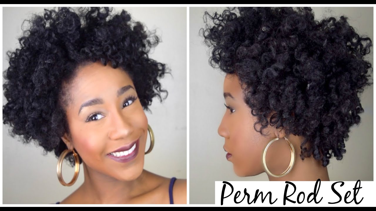Best Perm Rod Set- 4c Natural Hair - YouTube