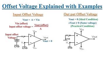 OP-Amp Input and Output Offset Voltage (Operational Amplifier)