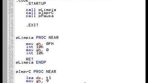 Vídeo #11. Programa con más de un procedimiento.
