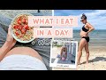 WHAT I EAT IN A DAY | Prenatal Workout + Bump Update!