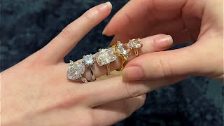 ASMR trying on engagement rings | metal sounds, clinks, tapping by SleepyTouches 1,722 views 3 months ago 6 minutes, 22 seconds