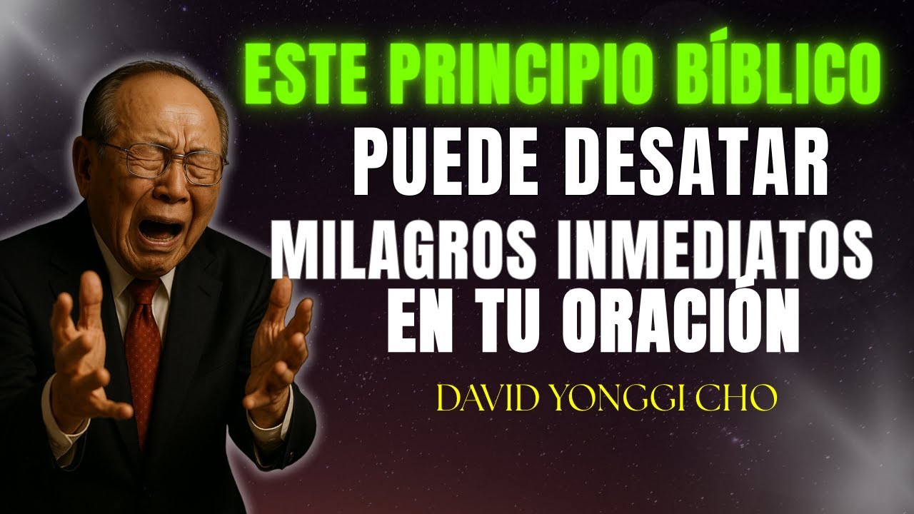 El PRINCIPIO BÍBLICO de David Yonggi Cho que ACTIVA MILAGROS ...