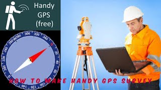 Handy GPS  Kaise Point Layout Karen||Handy GPS Se Coordinate Kaise Uthaye||Compass North Direction. screenshot 1