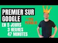 Ces 7 stratgies mont fait passer premier sur google