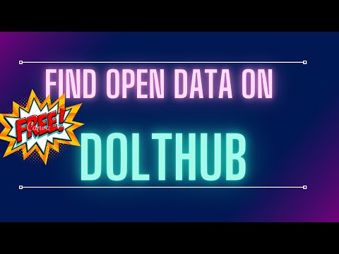 Find Open Data on DoltHub