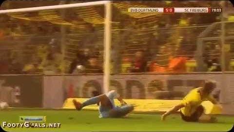 Borussia Dortmund 5-0 Freiburg Highlights All Goals 28.09.13