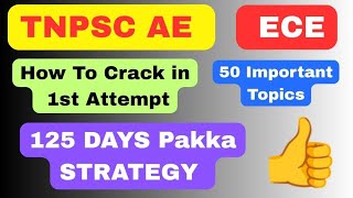 TNPSC AE ECE PREPARATION STRATEGY 2026 | HOW TO CRACK AE ECE IN FIRST ATTEMPT | 5 MONTHS STUDY PLAN