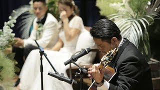 【親子の絆】父から最愛の娘に贈る 初めてのギター演奏 「娘に捧げる歌-バトンタッチ」 BAYSIDE GEIHINKAN VERANDA minatomirai T&G