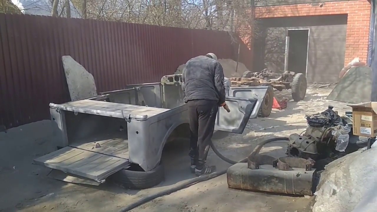 Каким песком пескоструить машину