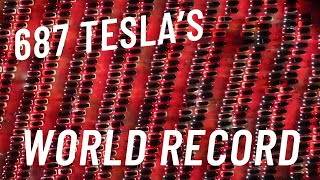 World Record Tesla Light Show In Finland - Incredible 687 Cars! Official Video!