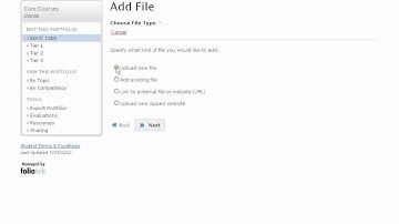 Foliotek Assessment: DCCCD EDUC 1300 Foliotek Demo